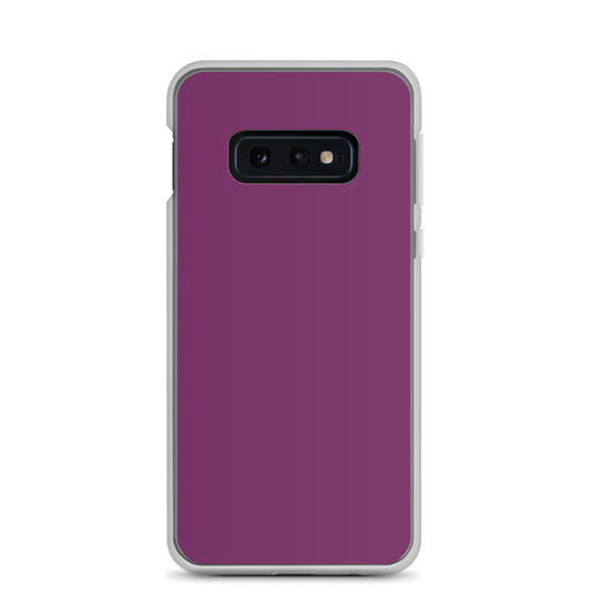 Palatinate Purple Samsung Clear Thin Case Plain Color CREATIVETECH