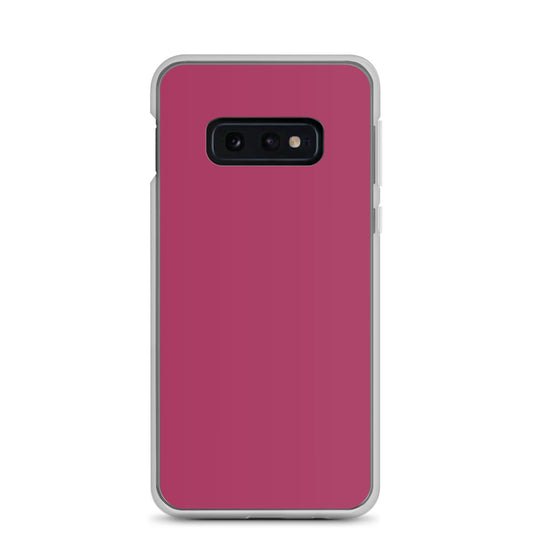 Lipstick Red Samsung Clear Thin Case Plain Color CREATIVETECH