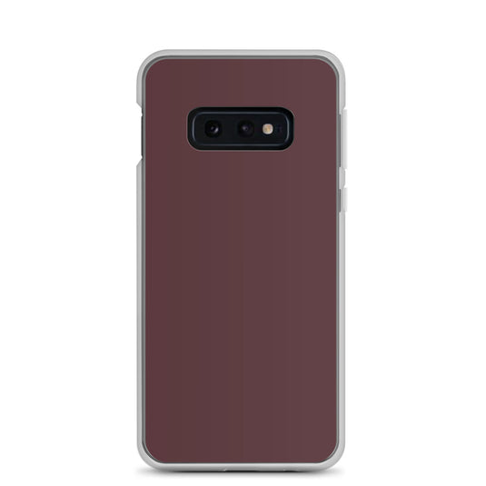 Cab Sav Brown Samsung Clear Thin Case Plain Color CREATIVETECH