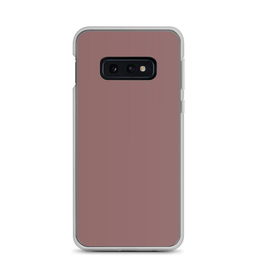 Light Wood Brown Samsung Clear Thin Case Plain Color CREATIVETECH