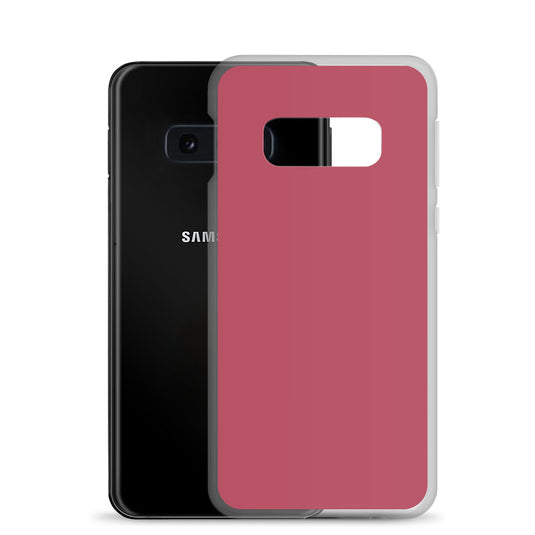 Hippie Pink Samsung Clear Thin Case Plain Color CREATIVETECH