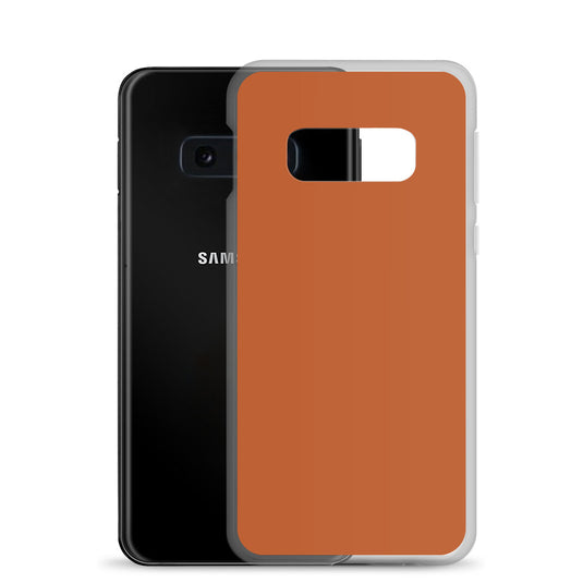 Tenne Orange Samsung Clear Thin Case Plain Color CREATIVETECH