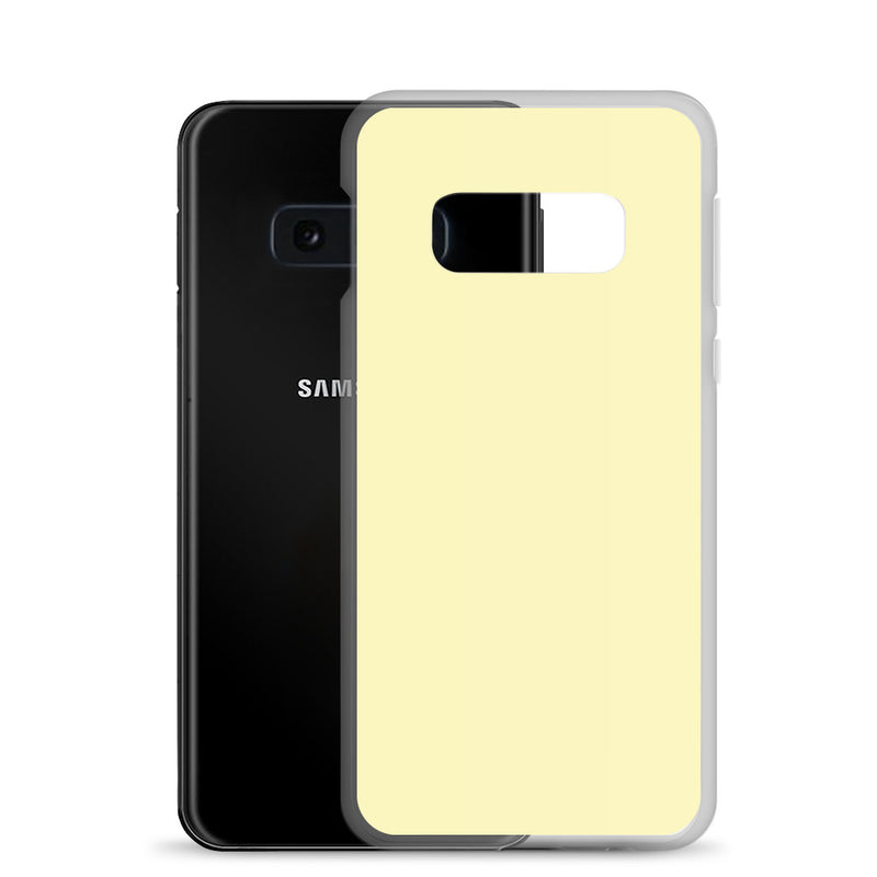 Load image into Gallery viewer, Cumulus Yellow Samsung Clear Thin Case Plain Color CREATIVETECH