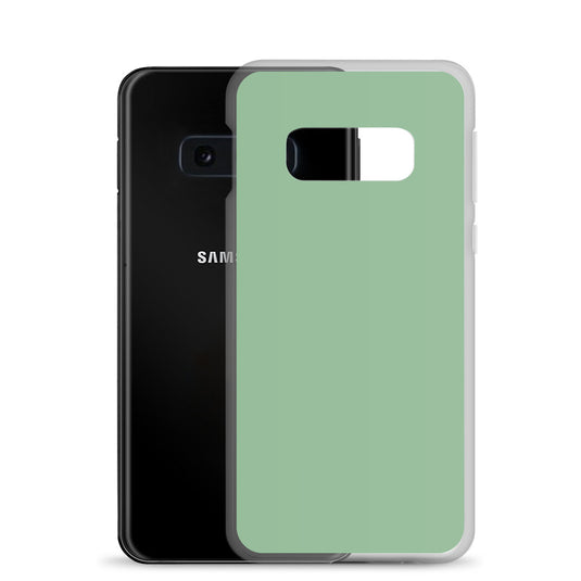 Sea Green Samsung Clear Thin Case Plain Color CREATIVETECH