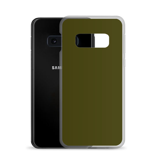 Karaka Tabacco Green Samsung Clear Thin Case Plain Color CREATIVETECH
