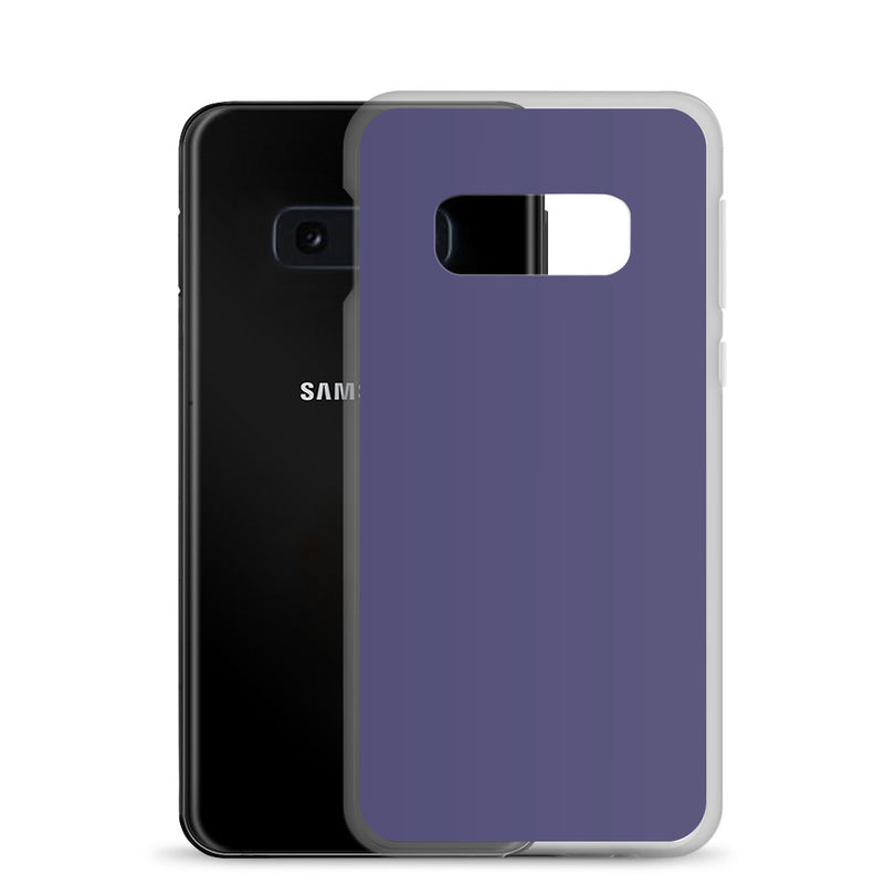 Load image into Gallery viewer, Corn Flower Blue Samsung Clear Thin Case Plain Color CREATIVETECH