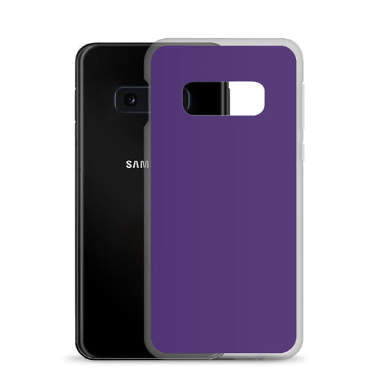 Purple Samsung Clear Thin Case Plain Color CREATIVETECH