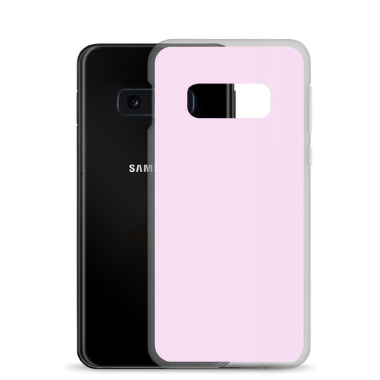 Selago Pink Samsung Clear Thin Case Plain Color CREATIVETECH