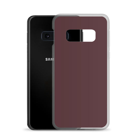 Cab Sav Brown Samsung Clear Thin Case Plain Color CREATIVETECH