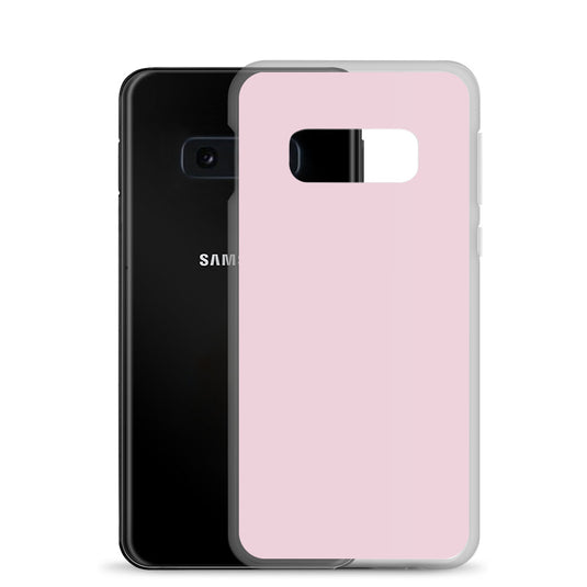 Lace Pink Samsung Clear Thin Case Plain Color CREATIVETECH