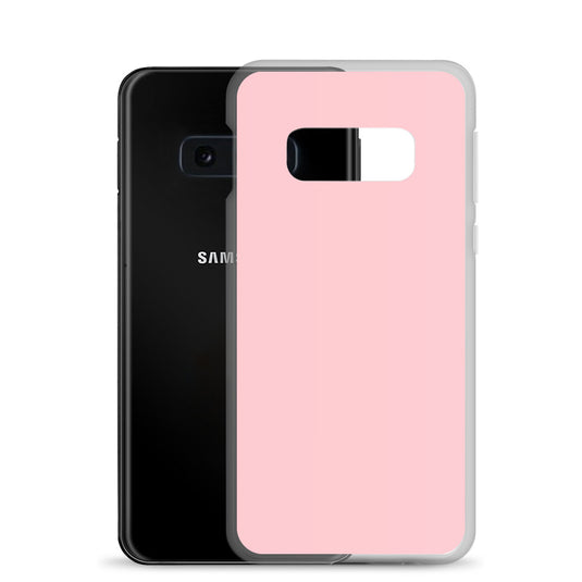 Pink Samsung Clear Thin Case Plain Color CREATIVETECH