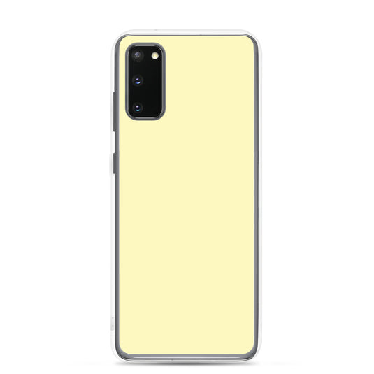 Cumulus Yellow Samsung Clear Thin Case Plain Color CREATIVETECH