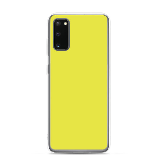 Starship Yellow Samsung Clear Thin Case Plain Color CREATIVETECH