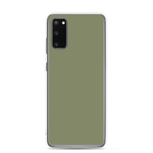 Finch Green Samsung Clear Thin Case Plain Color CREATIVETECH