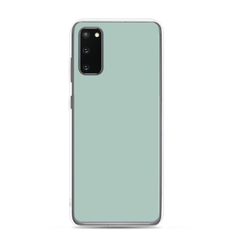 Load image into Gallery viewer, Opal Green Blue Samsung Clear Thin Case Plain Color CREATIVETECH