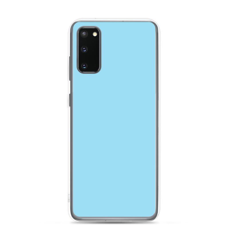 Load image into Gallery viewer, Columbia Blue Samsung Clear Thin Case Plain Color CREATIVETECH