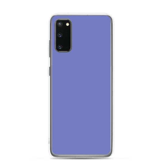 Medium Slate Blue Samsung Clear Thin Case Plain Color CREATIVETECH