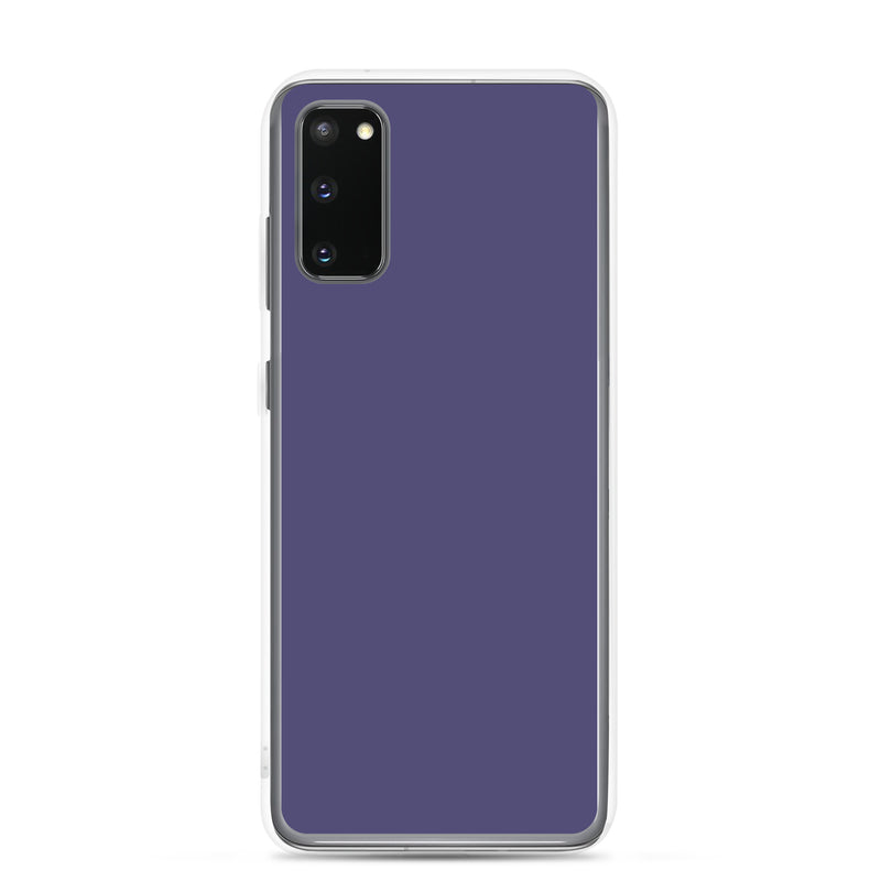Load image into Gallery viewer, Corn Flower Blue Samsung Clear Thin Case Plain Color CREATIVETECH