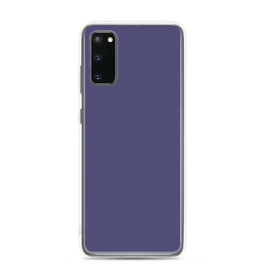 Corn Flower Blue Samsung Clear Thin Case Plain Color CREATIVETECH