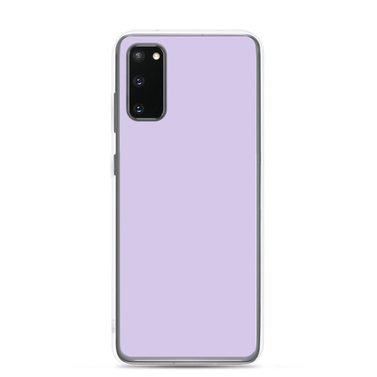 Fog Violet Samsung Clear Thin Case Plain Color CREATIVETECH