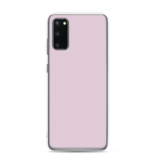 Twilight Pink Samsung Clear Thin Case Plain Color CREATIVETECH