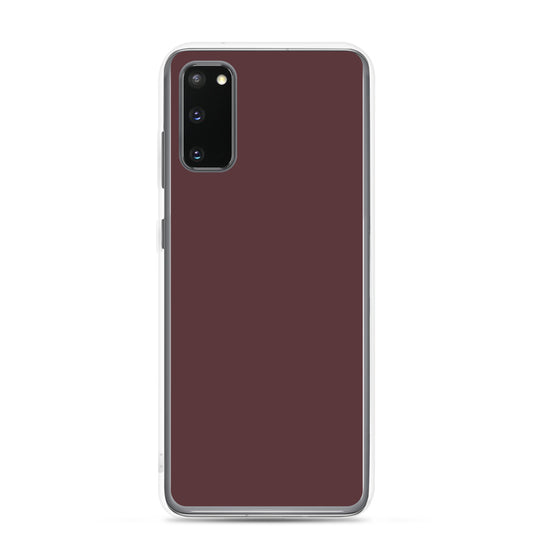 Cab Sav Brown Samsung Clear Thin Case Plain Color CREATIVETECH