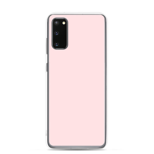 Pale Pink Samsung Clear Thin Case Plain Color CREATIVETECH