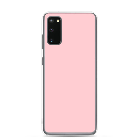 Pink Samsung Clear Thin Case Plain Color CREATIVETECH