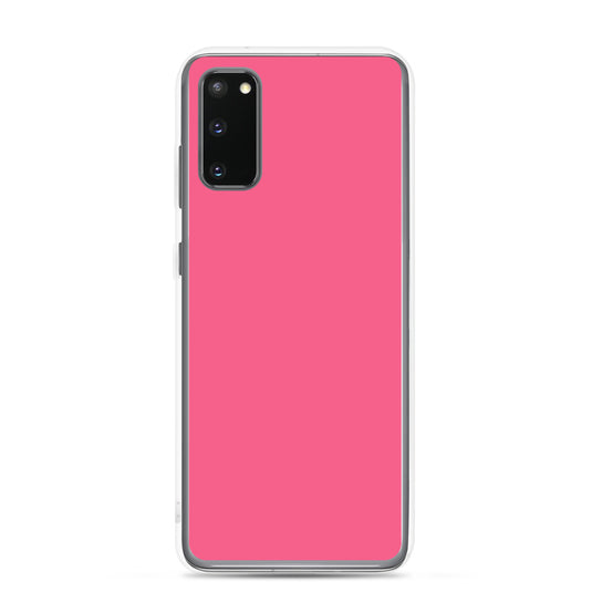 Brink Pink Samsung Clear Thin Case Plain Color CREATIVETECH