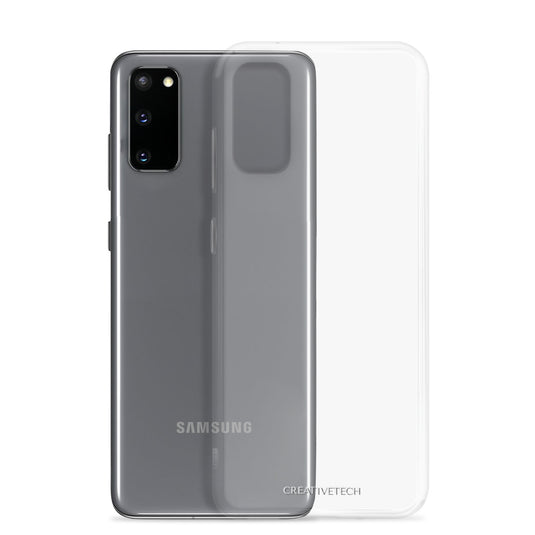 Transparent Flexible Clear Samsung Case Bump Resistant Corners CREATIVETECH