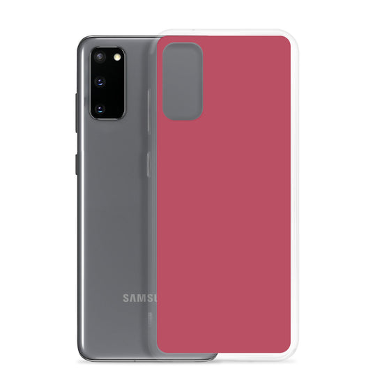 Hippie Pink Samsung Clear Thin Case Plain Color CREATIVETECH