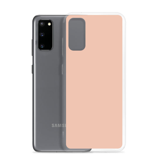 Zinnwaldite Orange Samsung Clear Thin Case Plain Color CREATIVETECH