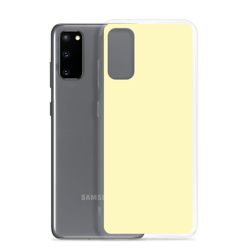 Load image into Gallery viewer, Cumulus Yellow Samsung Clear Thin Case Plain Color CREATIVETECH