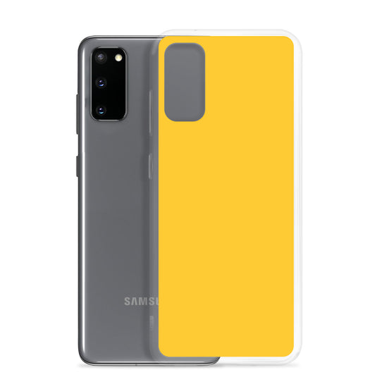 Yellow Samsung Clear Thin Case Plain Color CREATIVETECH