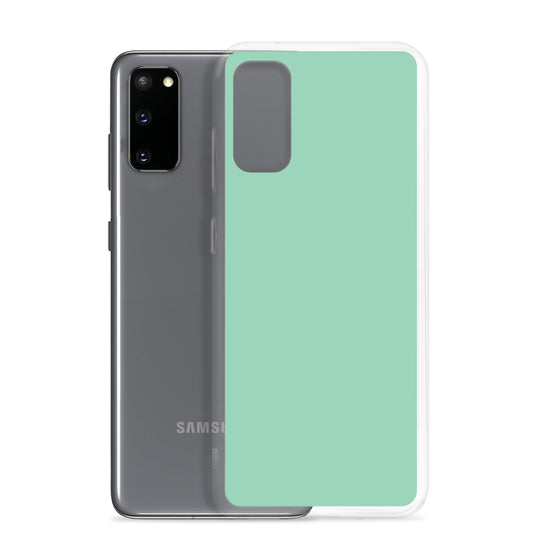 Vista Blue Green Samsung Clear Thin Case Plain Color CREATIVETECH