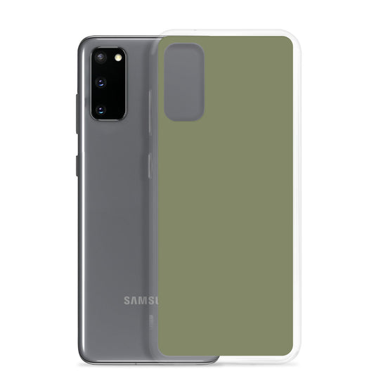 Finch Green Samsung Clear Thin Case Plain Color CREATIVETECH