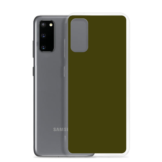 Karaka Tabacco Green Samsung Clear Thin Case Plain Color CREATIVETECH