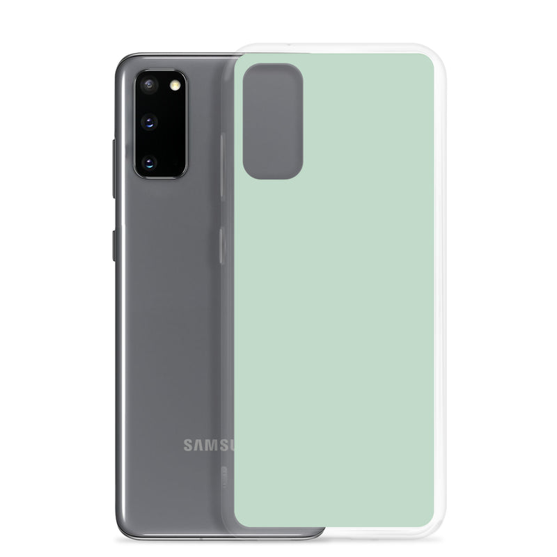 Load image into Gallery viewer, Shallow Edgewater Blue Samsung Clear Thin Case Plain Color CREATIVETECH
