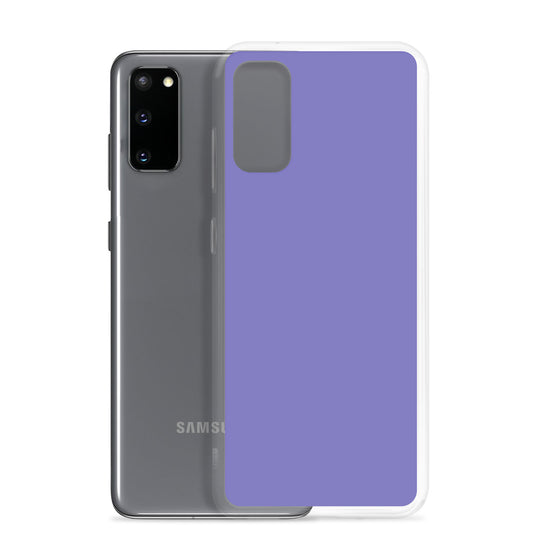 Moody Blue Purple Samsung Clear Thin Case Plain Color CREATIVETECH