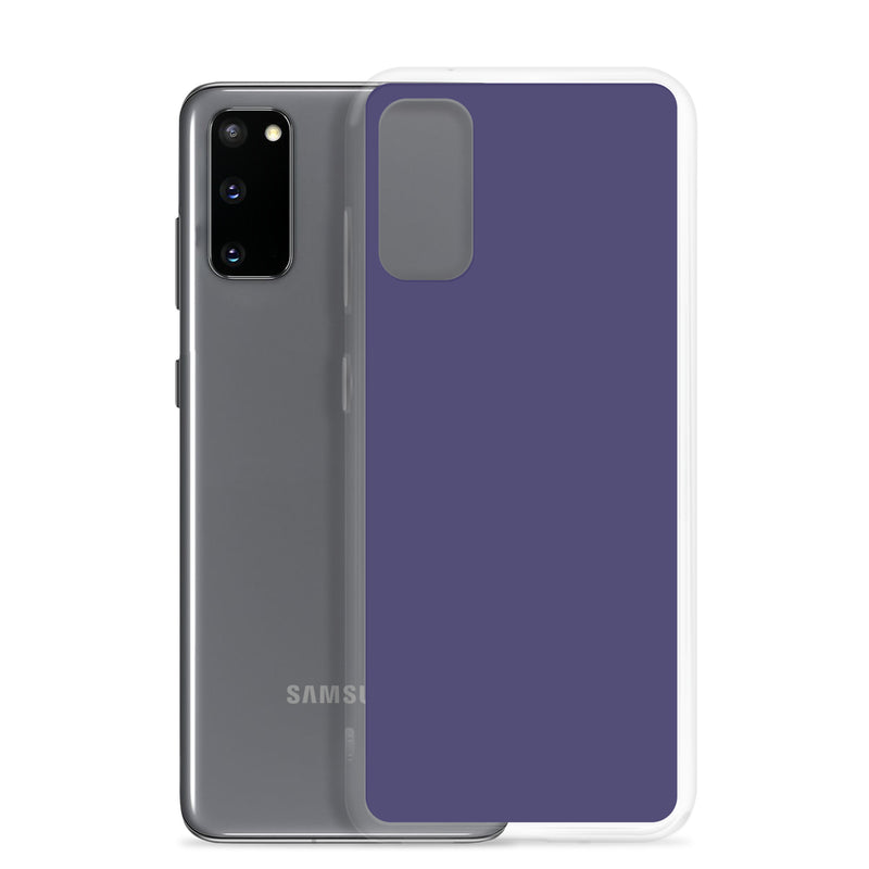 Load image into Gallery viewer, Corn Flower Blue Samsung Clear Thin Case Plain Color CREATIVETECH