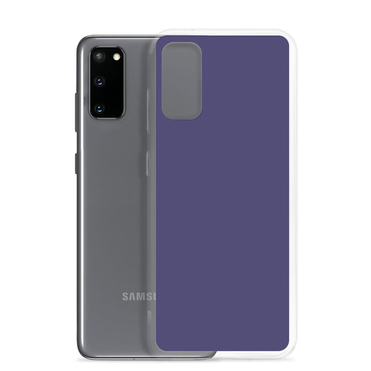 Corn Flower Blue Samsung Clear Thin Case Plain Color CREATIVETECH