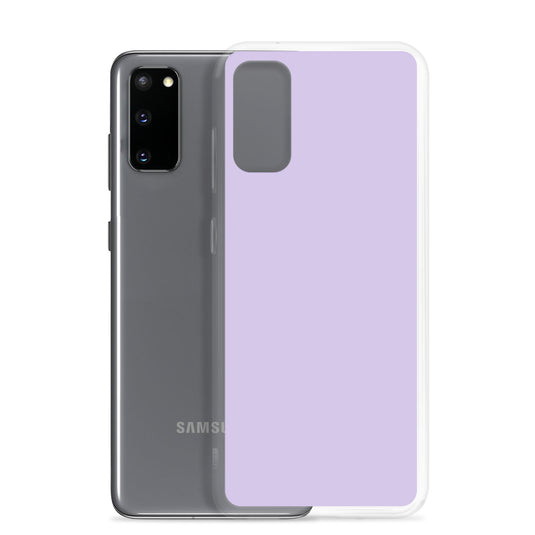 Fog Violet Samsung Clear Thin Case Plain Color CREATIVETECH