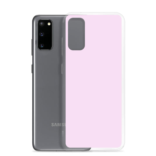 Selago Pink Samsung Clear Thin Case Plain Color CREATIVETECH