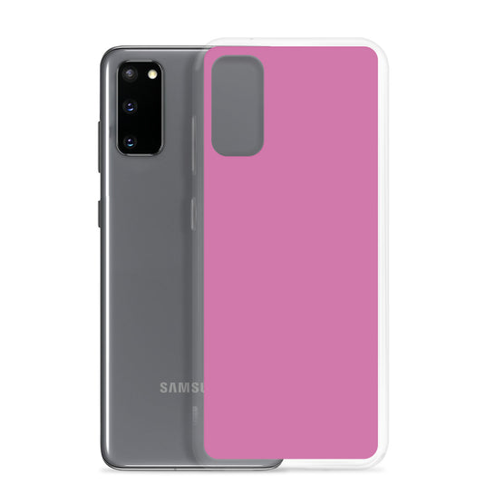 Hopbush Pink Samsung Clear Thin Case Plain Color CREATIVETECH