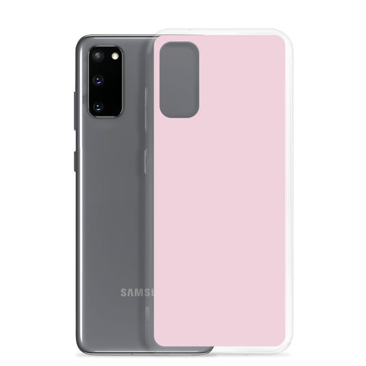 Lace Pink Samsung Clear Thin Case Plain Color CREATIVETECH