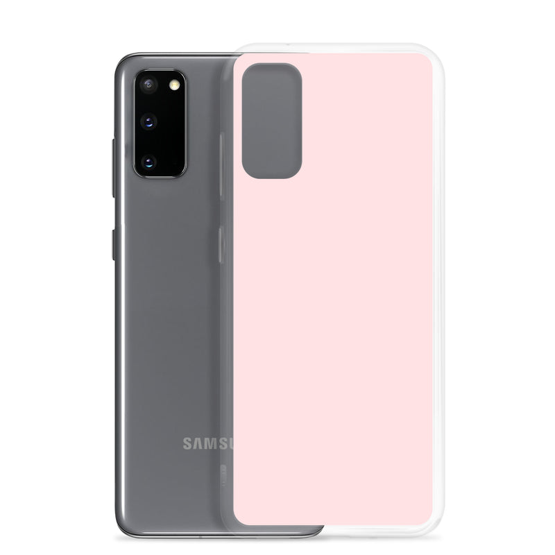 Load image into Gallery viewer, Pale Pink Samsung Clear Thin Case Plain Color CREATIVETECH