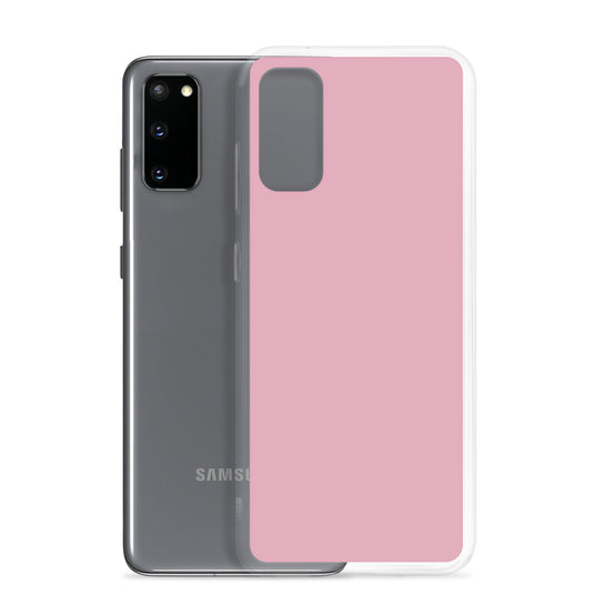 Melanie Pink Samsung Clear Thin Case Plain Color CREATIVETECH