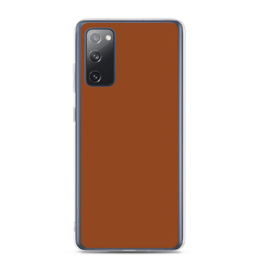 Saddle Brown Samsung Clear Thin Case Plain Color CREATIVETECH