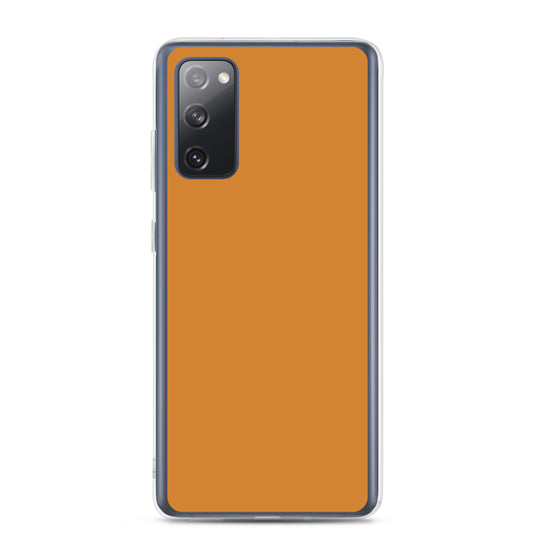 Bronze Orange Samsung Clear Thin Case Plain Color CREATIVETECH