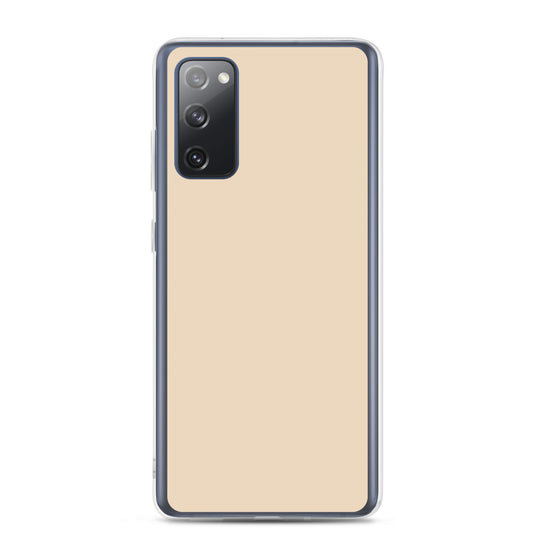 Champagne Yellow Beige Samsung Clear Thin Case Plain Color CREATIVETECH